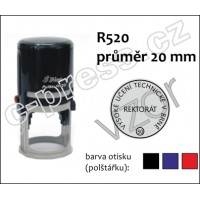 R-520 průměr 20 mm (obdoba Trodat 46119, Colop R20)